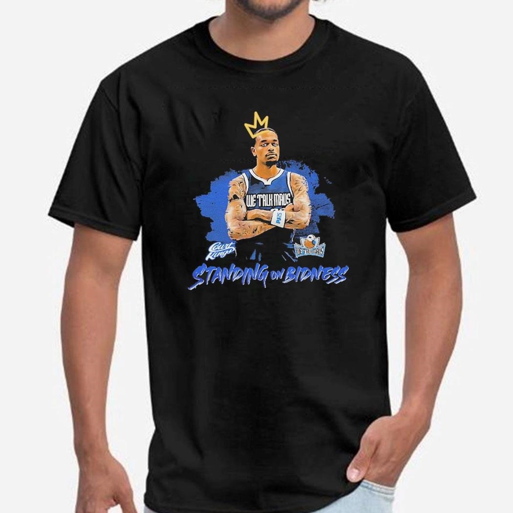We Talk Mavs Standing On Bidness 2024 Tee Ls Shirt