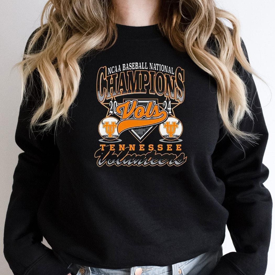 2024 Ncaa Baseball National Champions Tennessee Volunteers Shirt Hoodie