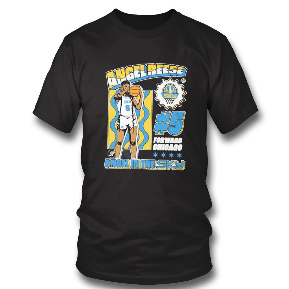 Angel Reese 5 Forward Chicago Angel In The Sky Shirt Hoodie