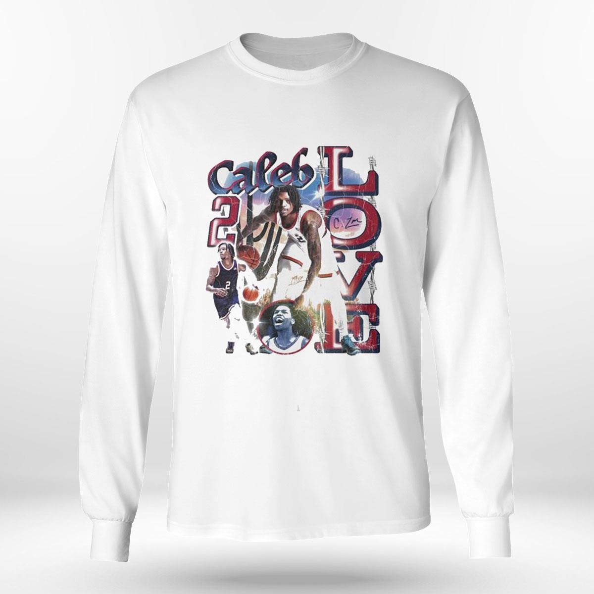 Caleb Love 2 Basketball Signature Shirt Hoodie Caleb Love 2 Basketball Signature Shirt Hoodie