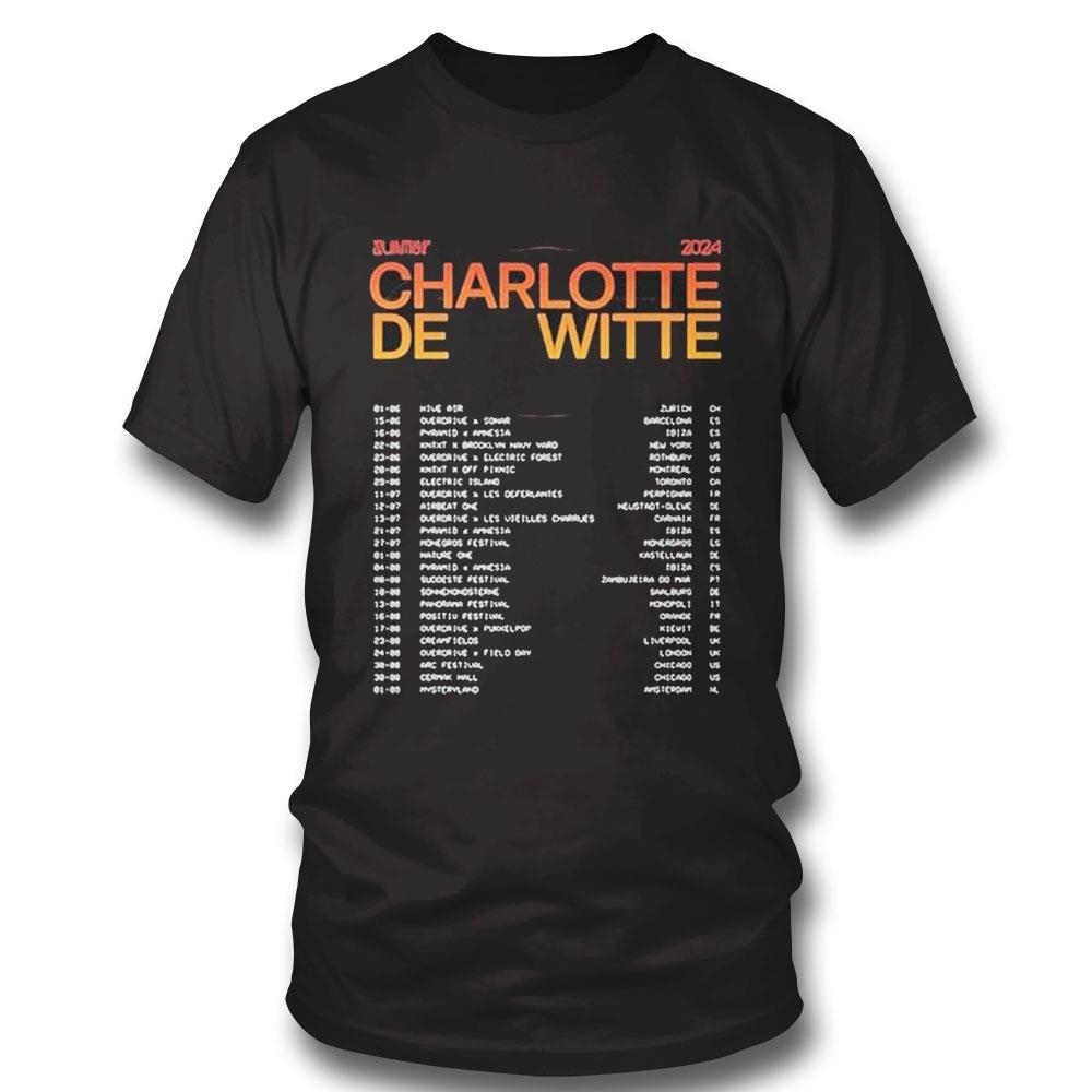 Charlotte De Witte Summer Tour 2024 Shirt Hoodie