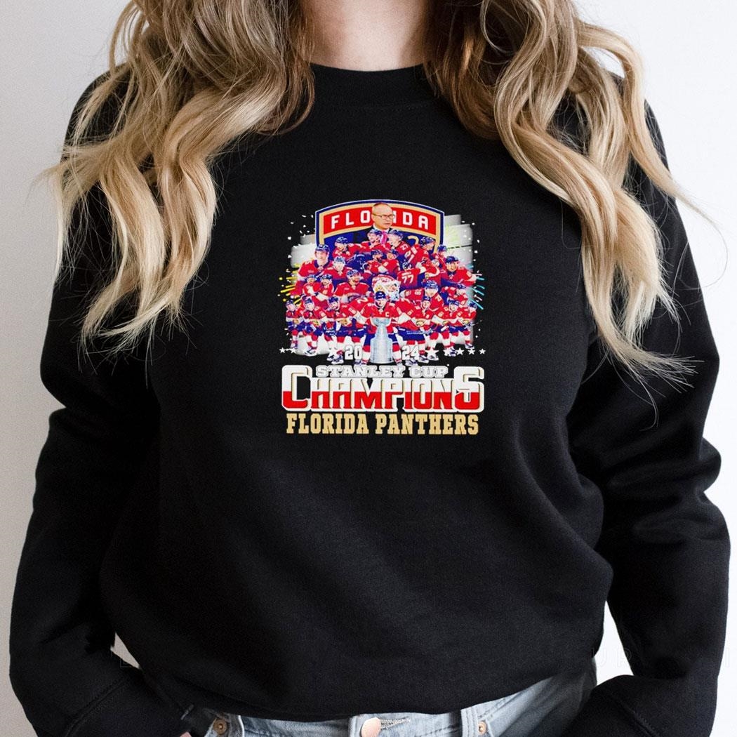 Florida Panthers Stanley Cup 2024 Champions Shirt Hoodie