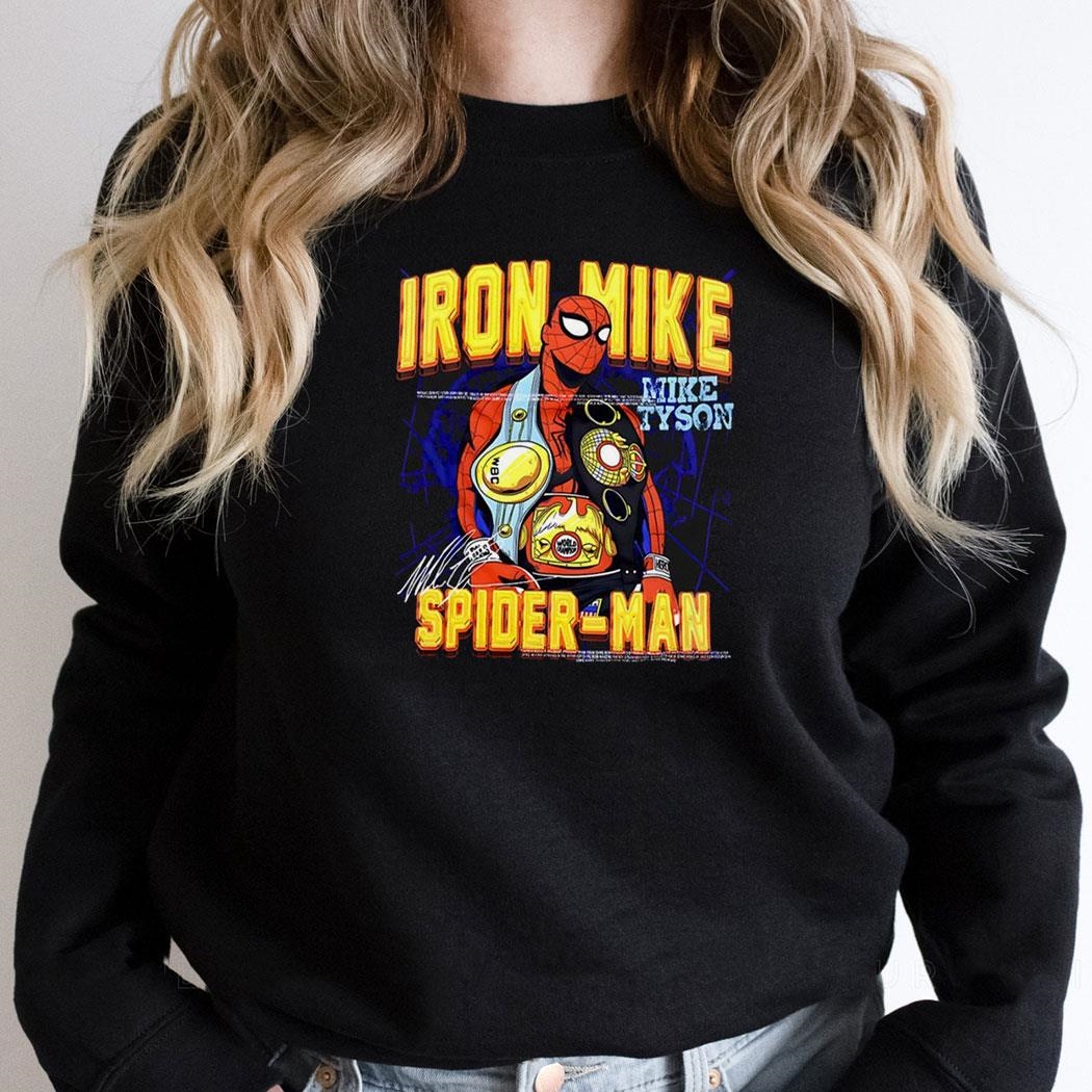 Iron Mike Tyson Spider Man Vintage Shirt Hoodie