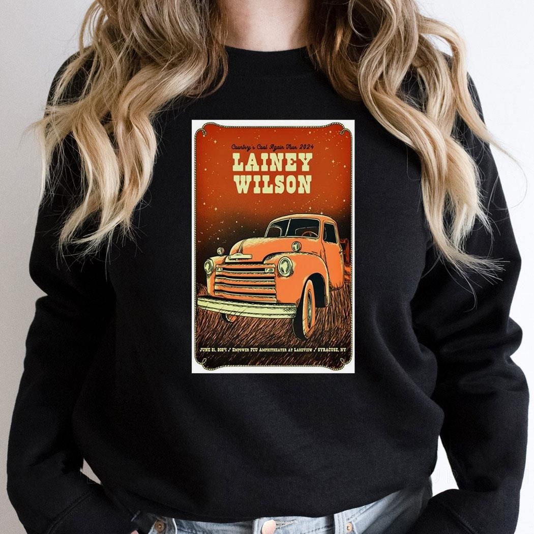 Lainey Wilson Jun 21 2024 Empower Federal Credit Union Amphitheater Syracuse Ny Poster Shirt