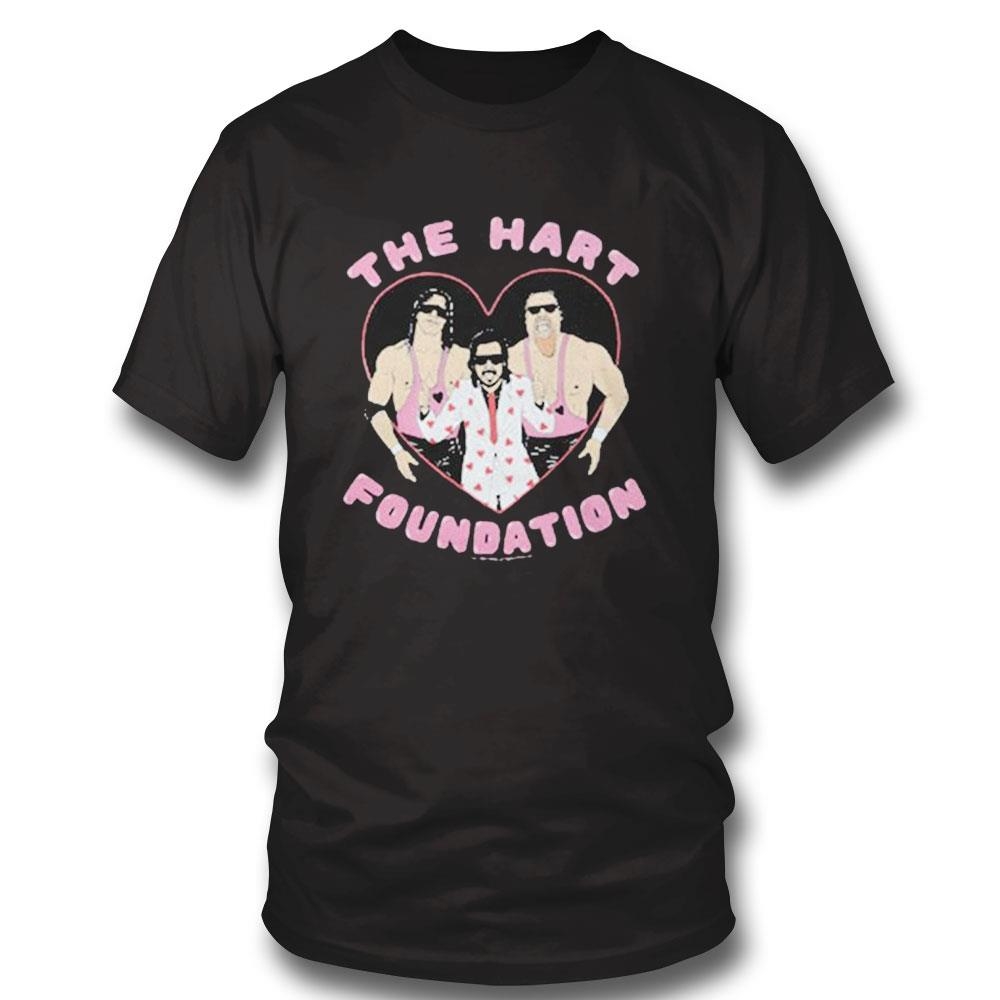 The Hart Foundation Heart Shirt Hoodie The Hart Foundation Heart Shirt Hoodie