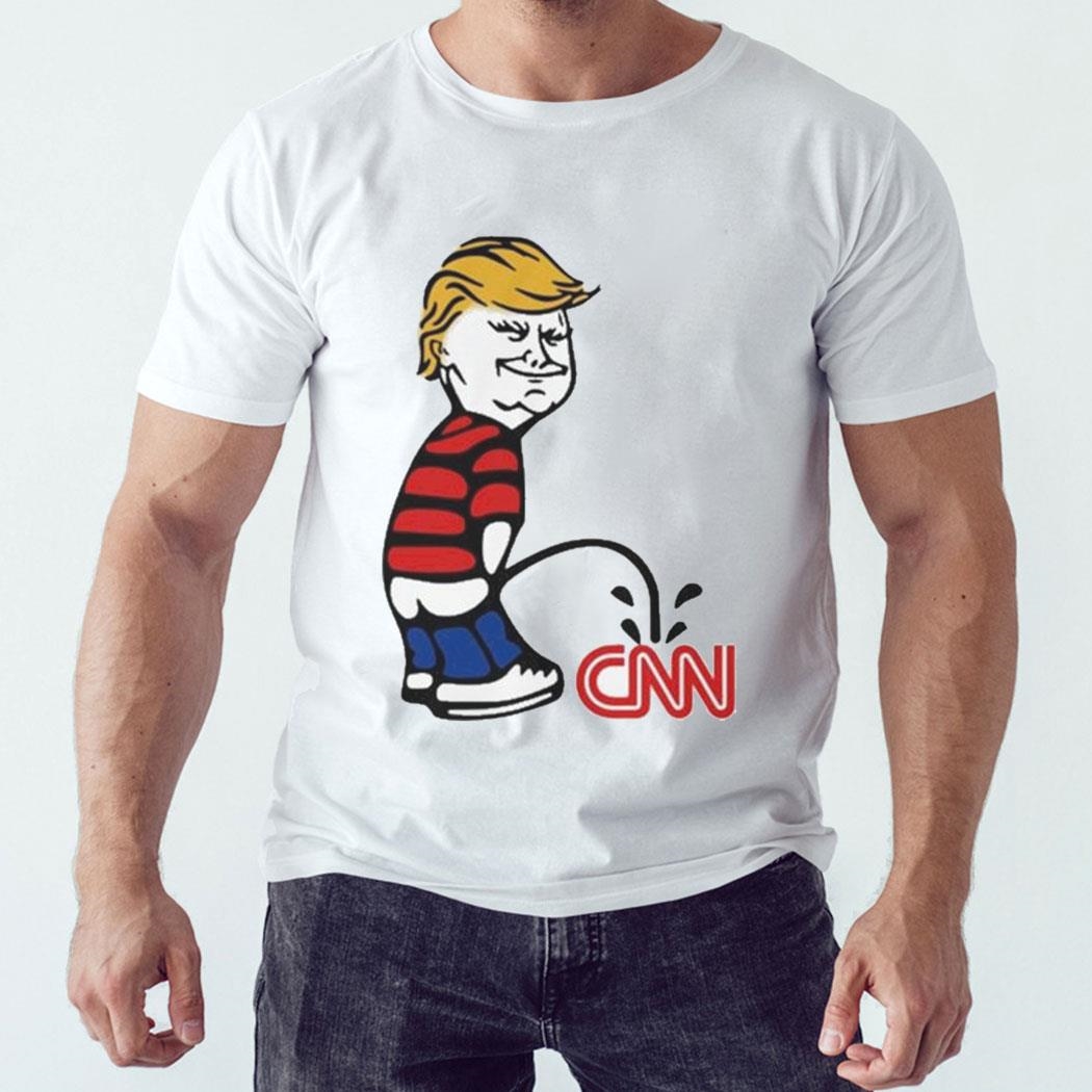 Donald Trump Piss On Cnn Fake Shirt Hoodie