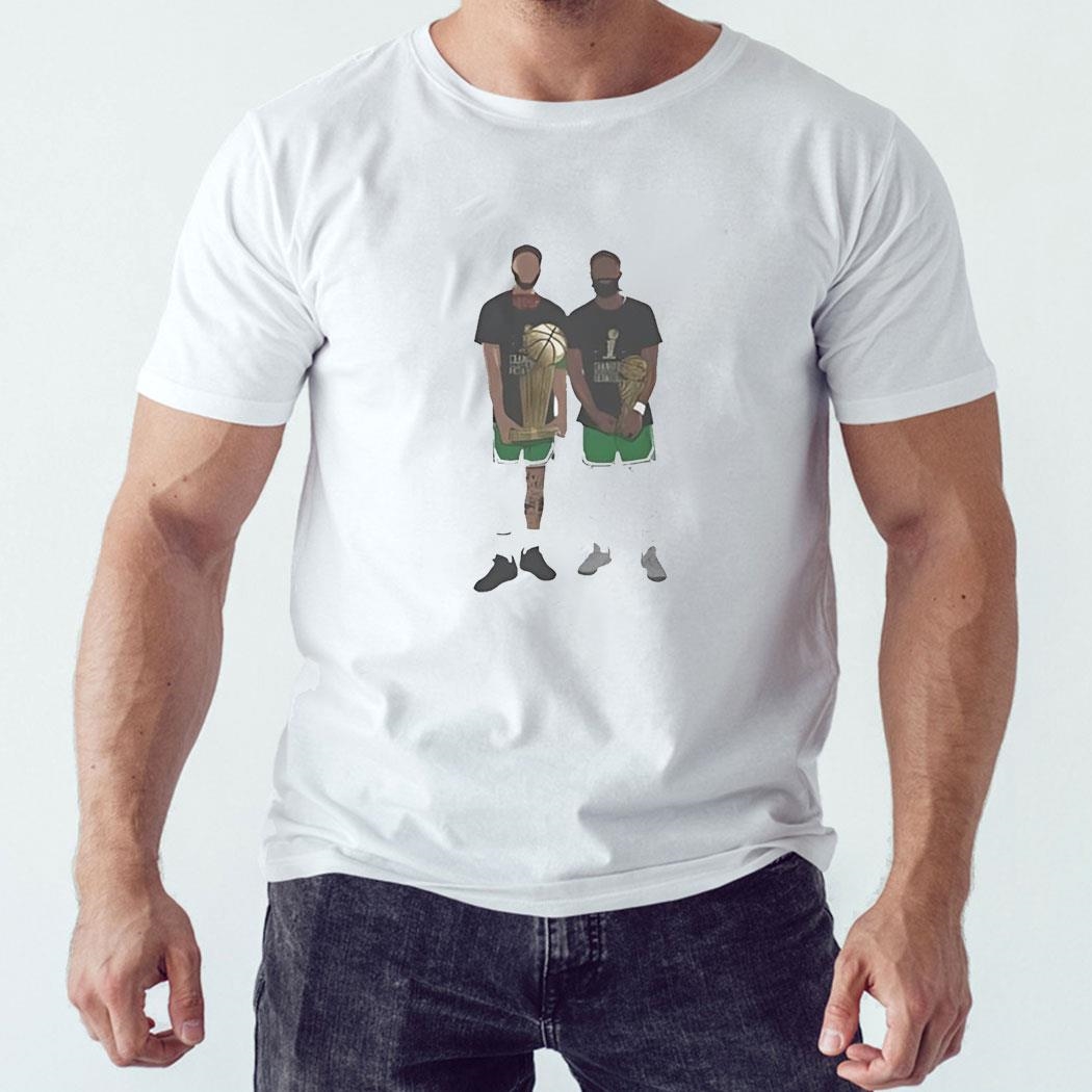 Jayson Tatum And Jaylen Brown Boston Celtics Championship Shirt Hoodie