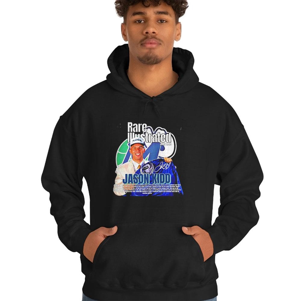 Rare Illustrated June 1994 Jason Kidd Signature Shirt Rare Illustrated June 1994 Jason Kidd Signature Shirt