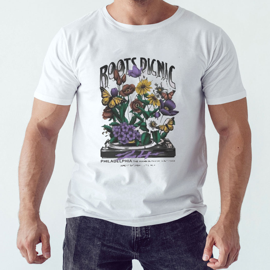 Roots Picnic Flowers 2024 Tee Hoodie