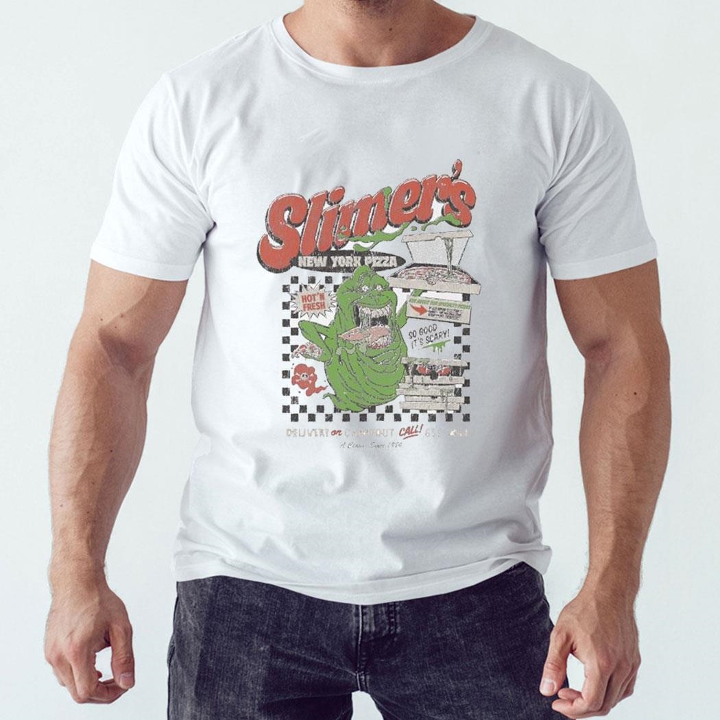 Slimers New York Pizza Delivery Of Carry Out Call 555 2368 Shirt Hoodie