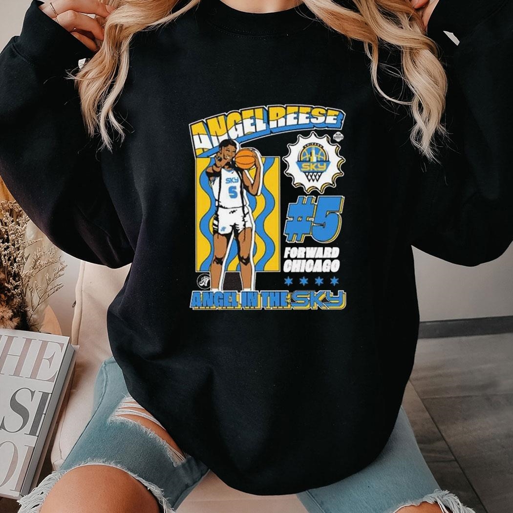 Angel Reese 5 Forward Chicago Angel In The Sky Shirt