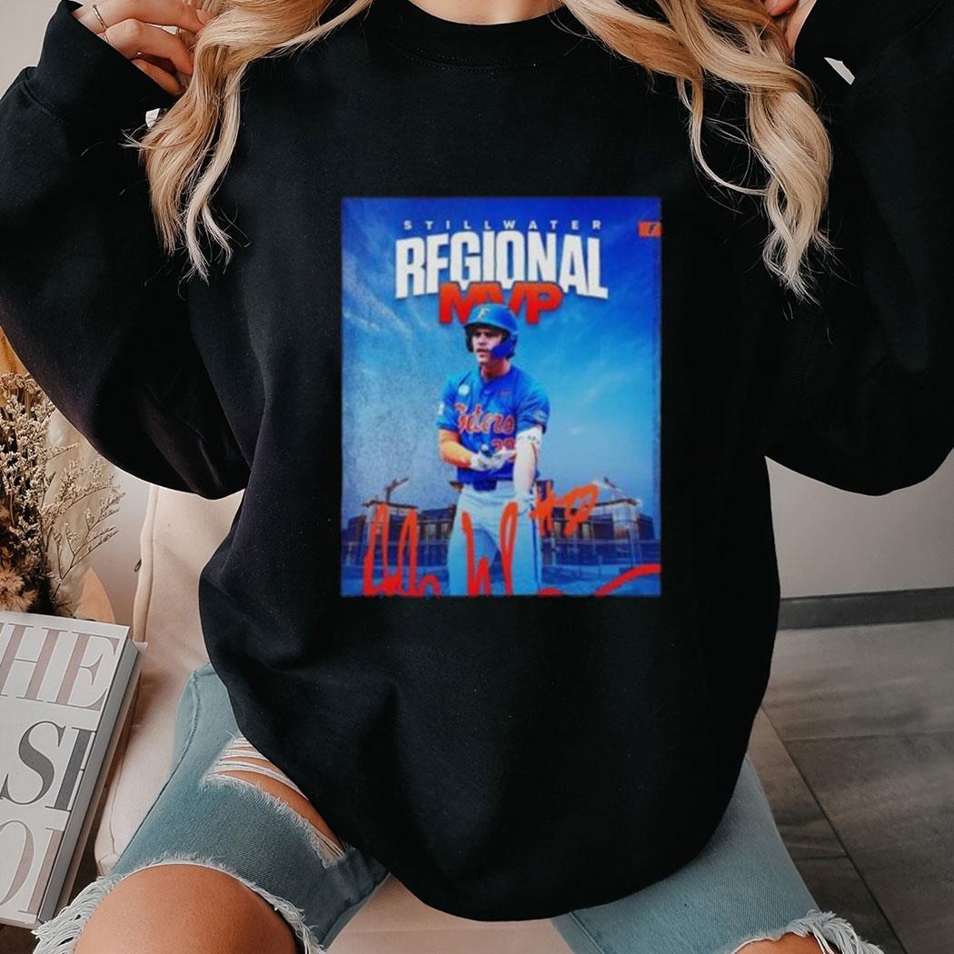 Ashton Wilson Florida Gators Baseball Stillwater Regional Mvp 2024 Tee Hoodie