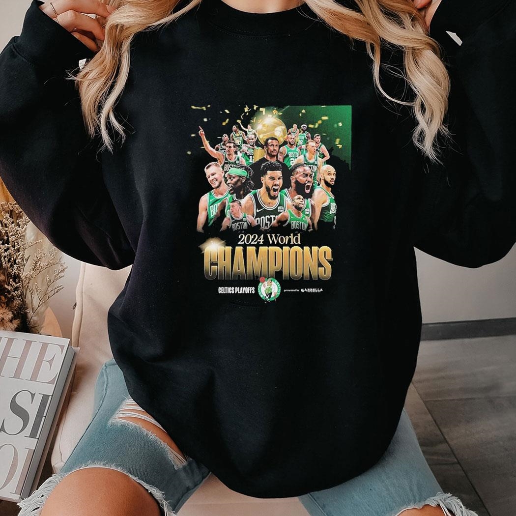 Boston Celtics 2024 World Champions Poster Shirt