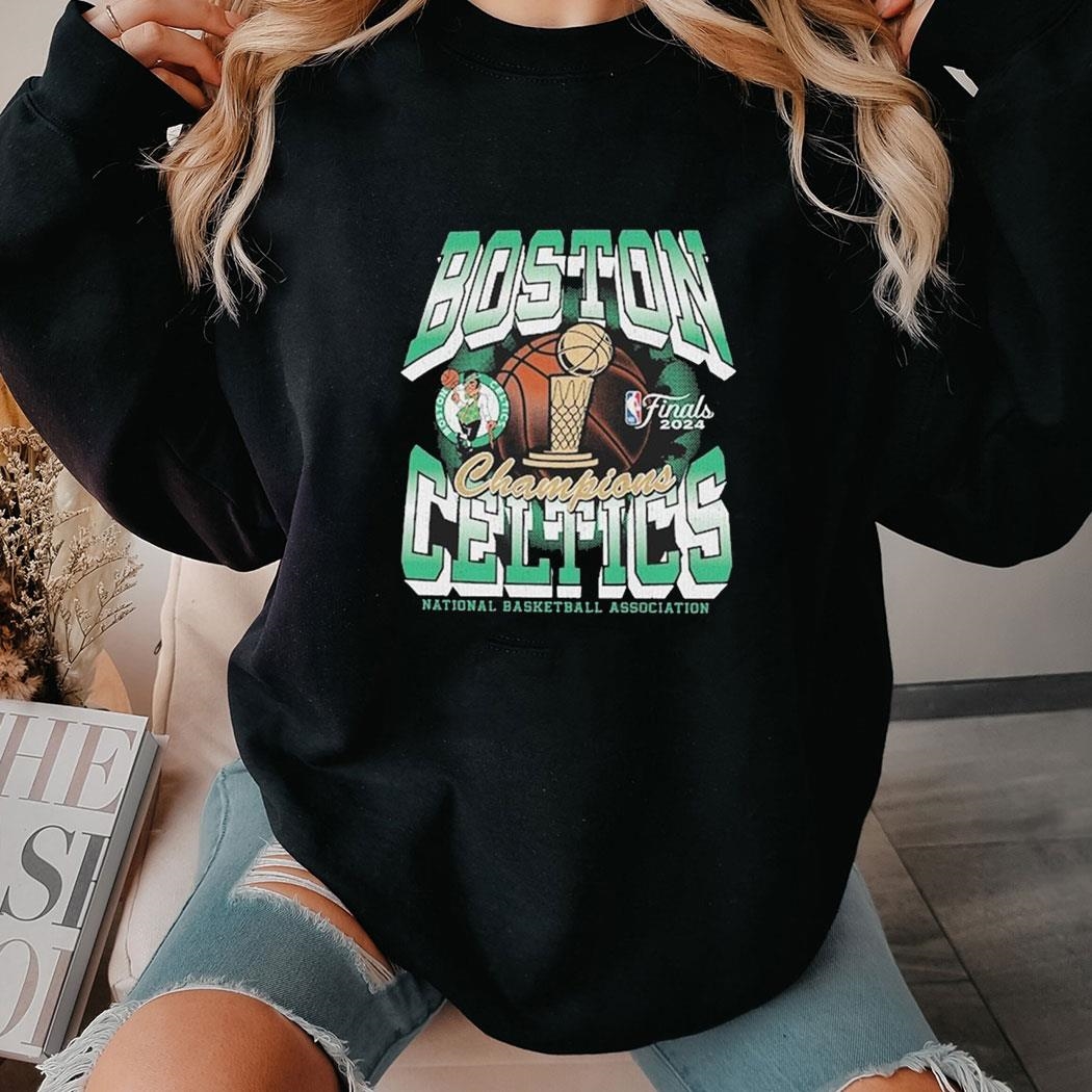 Boston Celtics 47 2024 Nba Finals Champions Retro Franklin Shirt