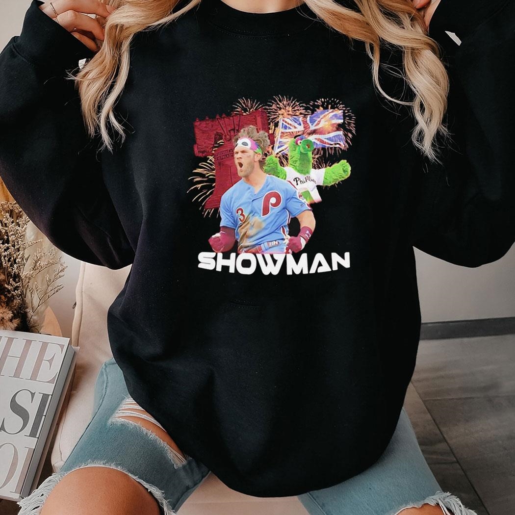 Bryce Harper Philadelphia Phillies London Showman Shirt Hoodie