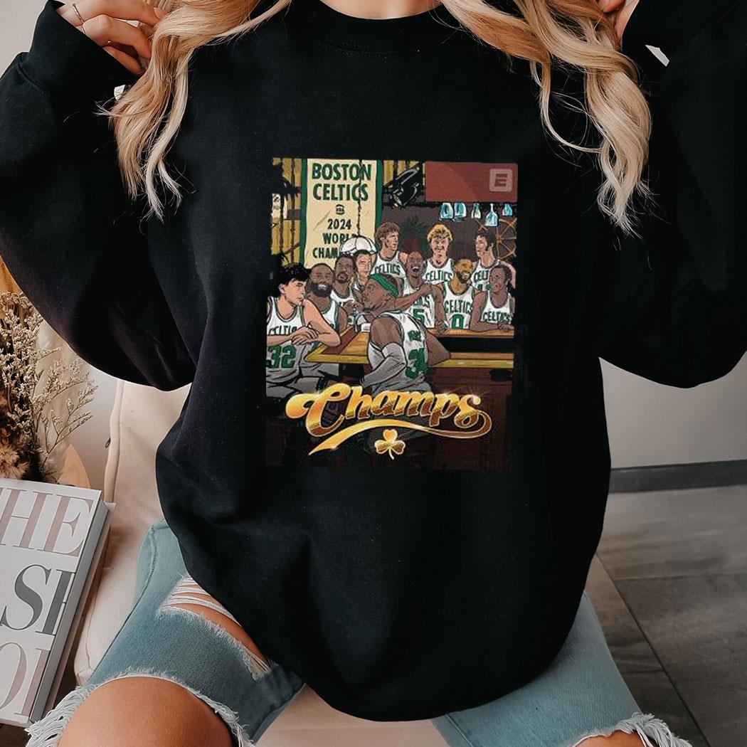 Celtics 2024 World Champions Celtics Legends Poster Shirt