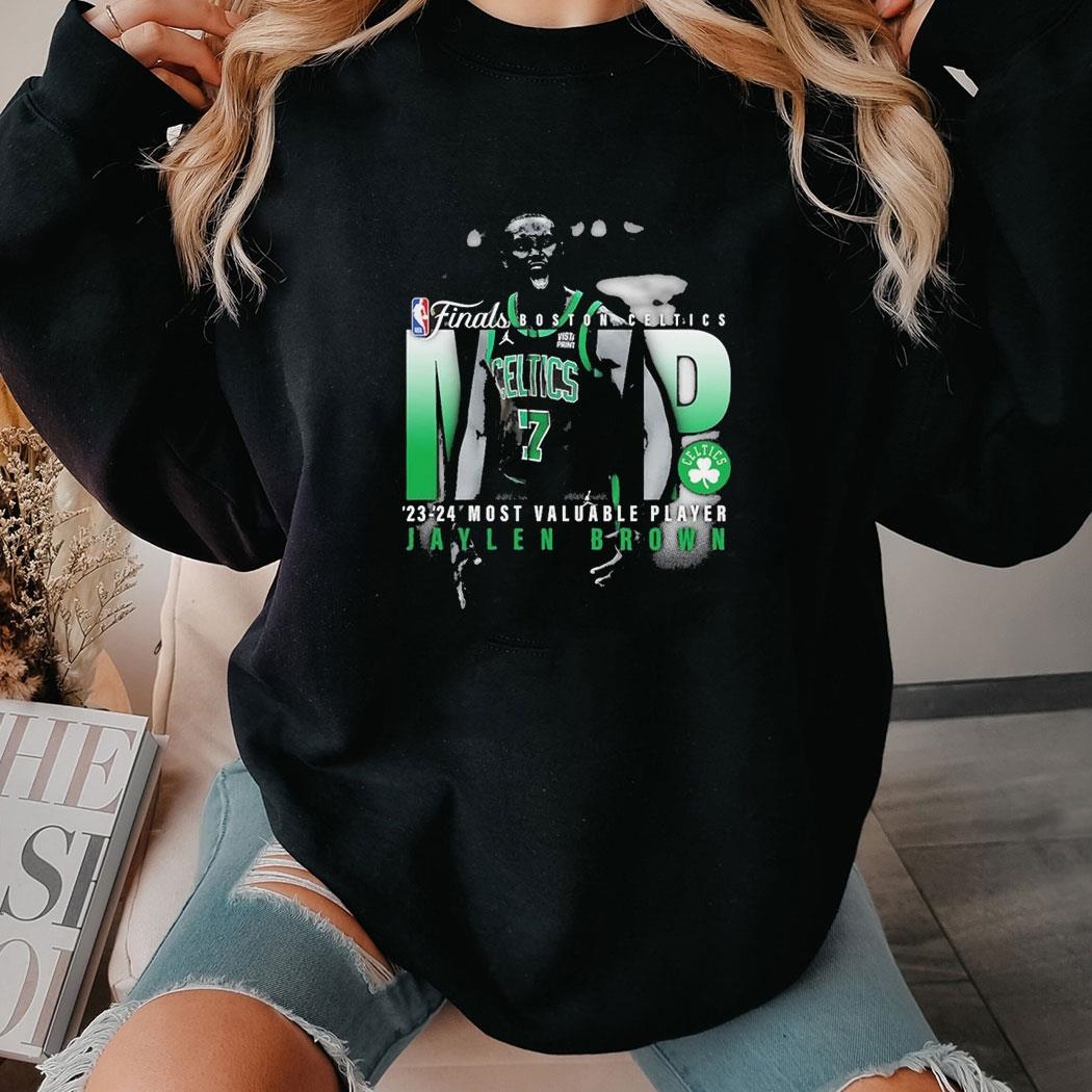 Jaylen Brown Boston Celtics Fanatics 2024 Nba Finals Mvp Full Court Sprint Shirt Hoodie