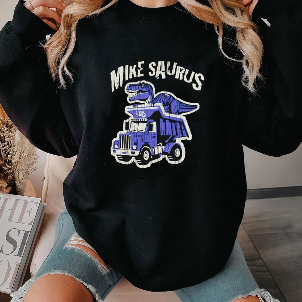 Lsu Tigers Dino Truck Mike Saurus Shirt Hoodie