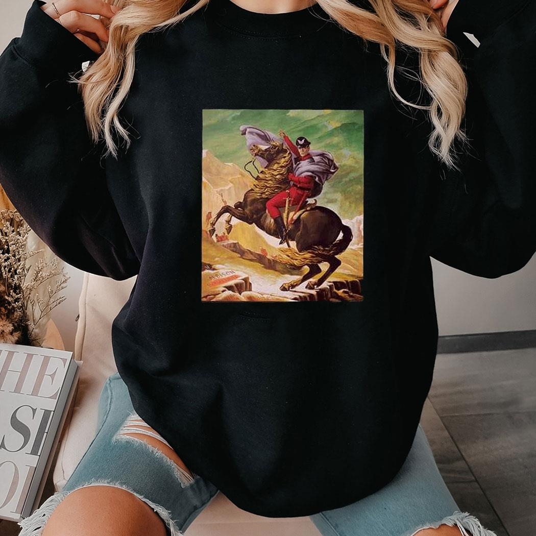 M Bison Crossing The Alps Wall Street Fighter 1994 Shirt Hoodie