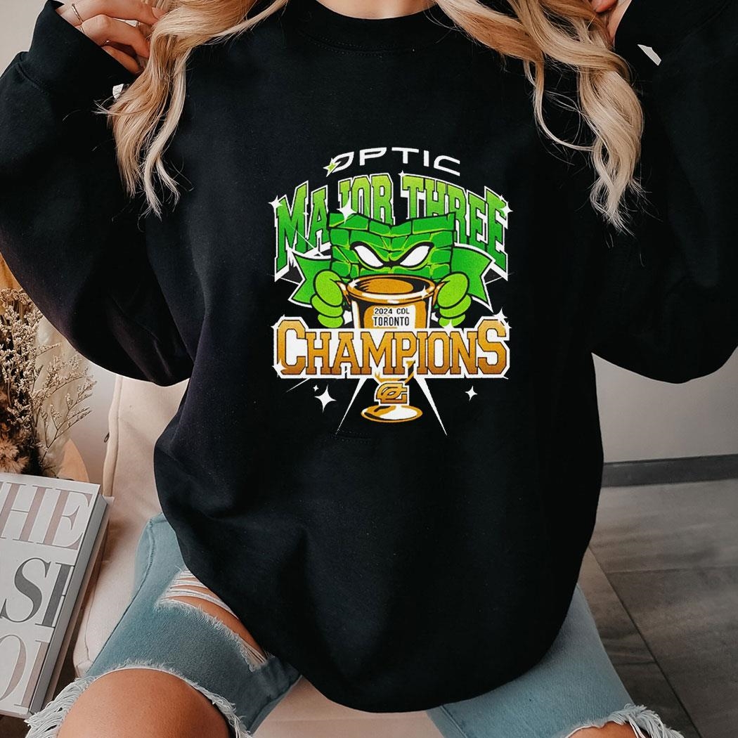 Optic Major Three Champions 2024 Col Toronto Logo Shirt