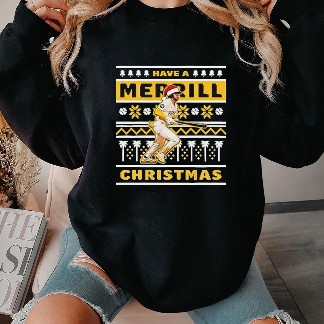 Padres Have A Merrill Christmas Giveaway 3 1 2024 Shirt Hoodie