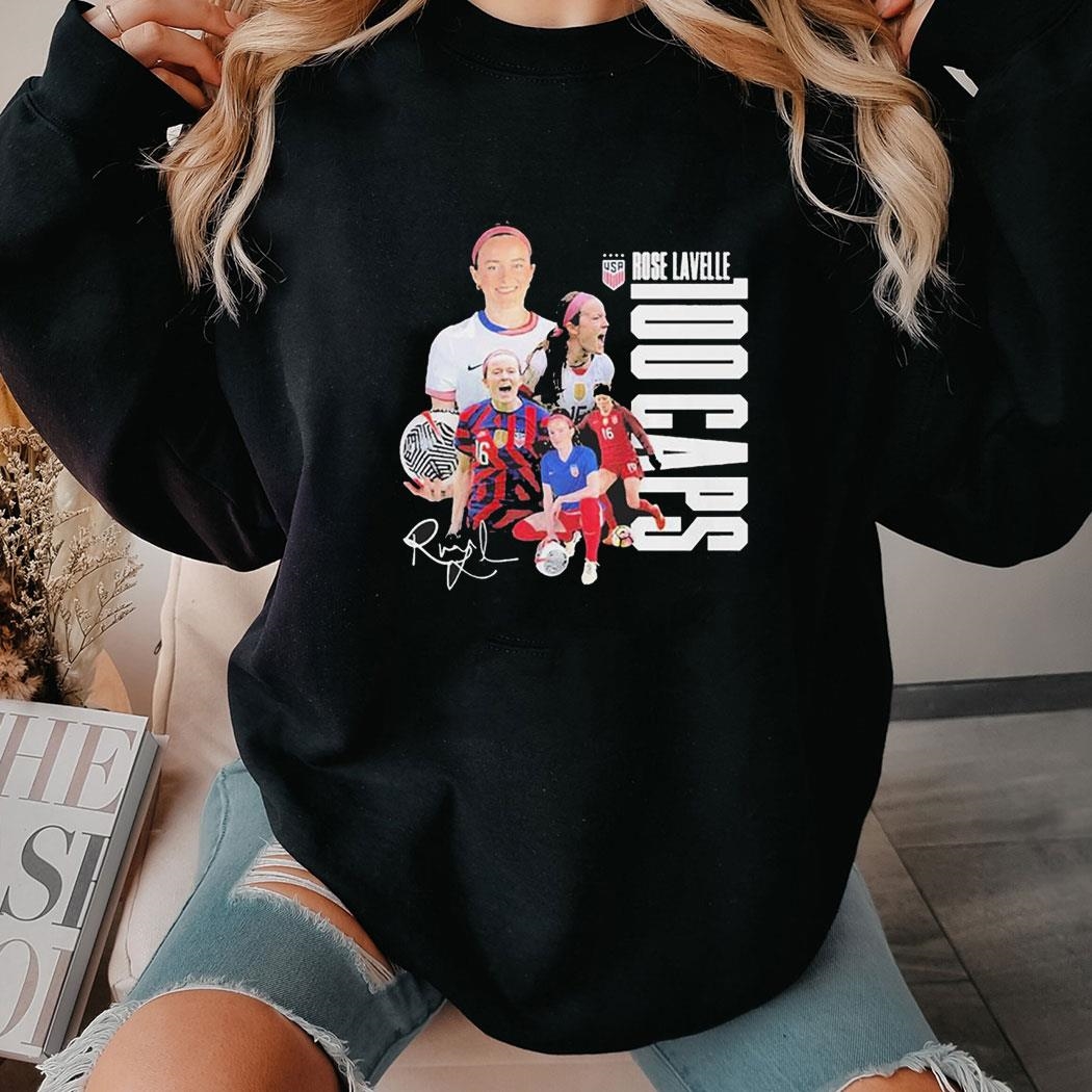 Rose Lavelle 100 Caps Tee Hoodie