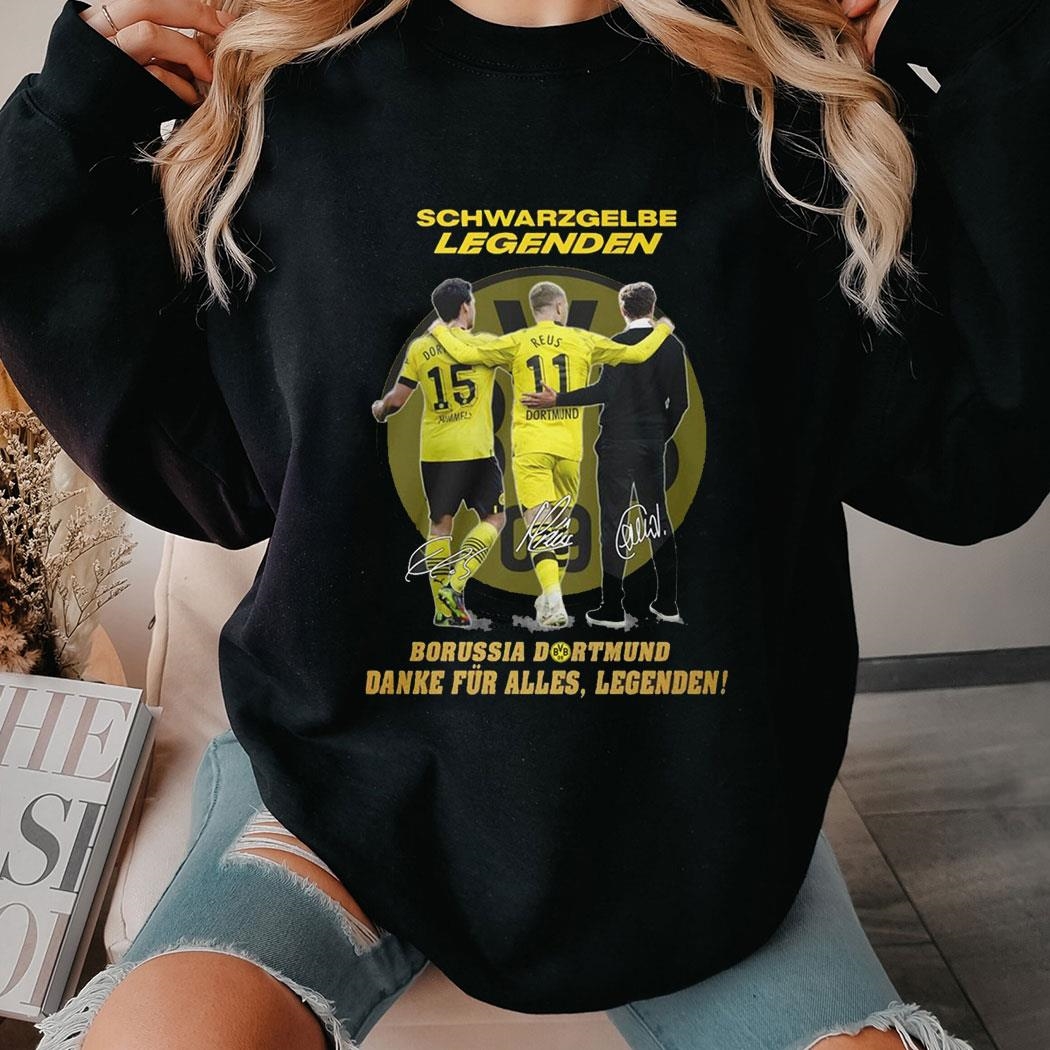 Schwarzgelbe Legenden Borussia Dortmund Danke Fur Alles Legenden Shirt