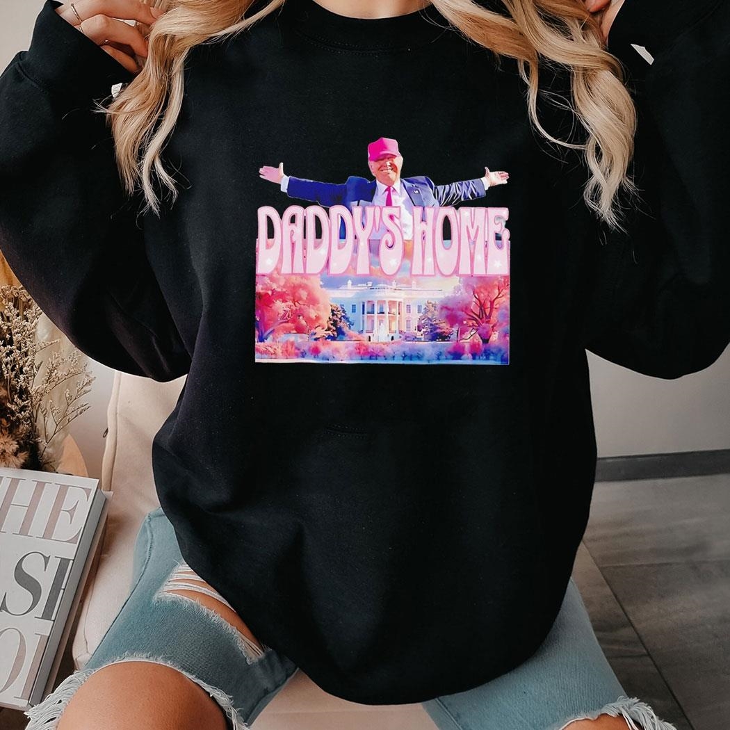 Trump Daddys Home Graphic Sweater Trump Daddys Home Graphic Sweater