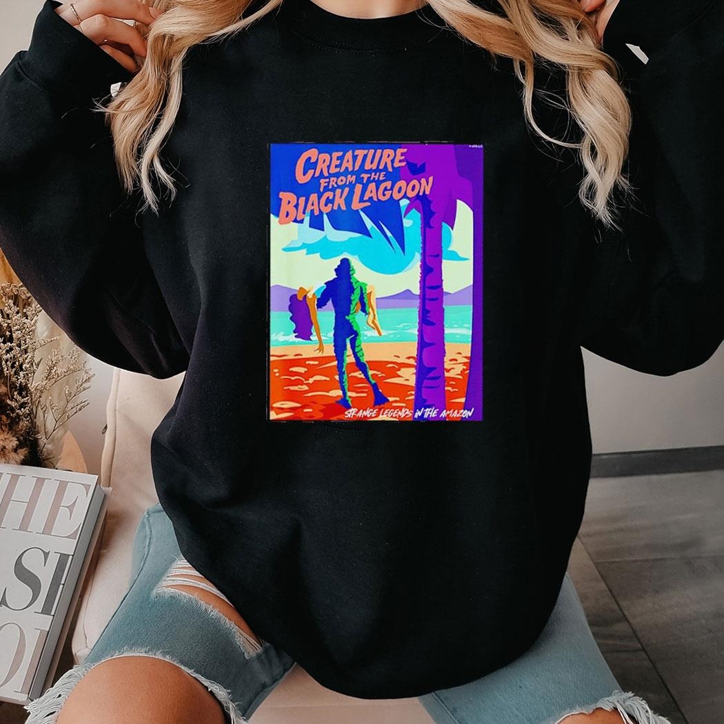 Universal Monsters Creature From The Black Lagoon Tee Hoodie