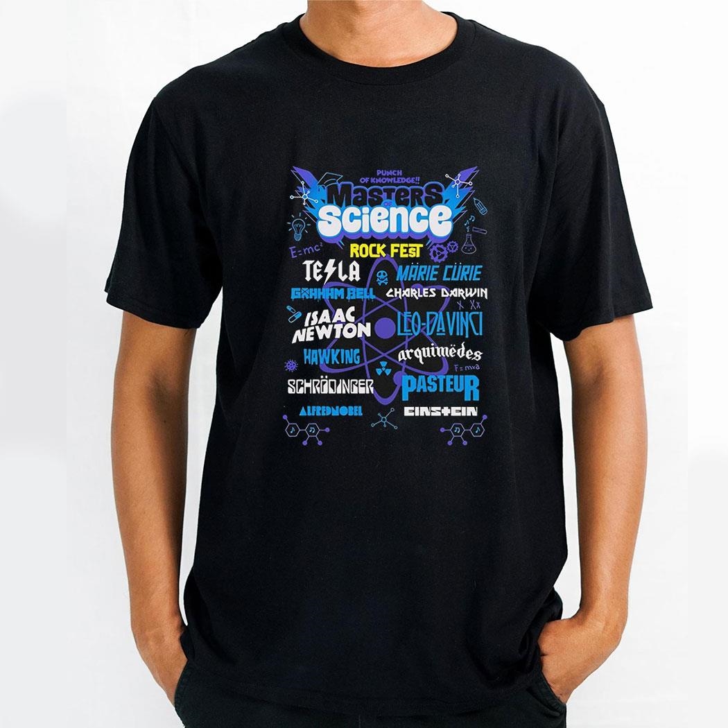 A Punch Of Knowledge Masters Of Science Rock Fest Shirt