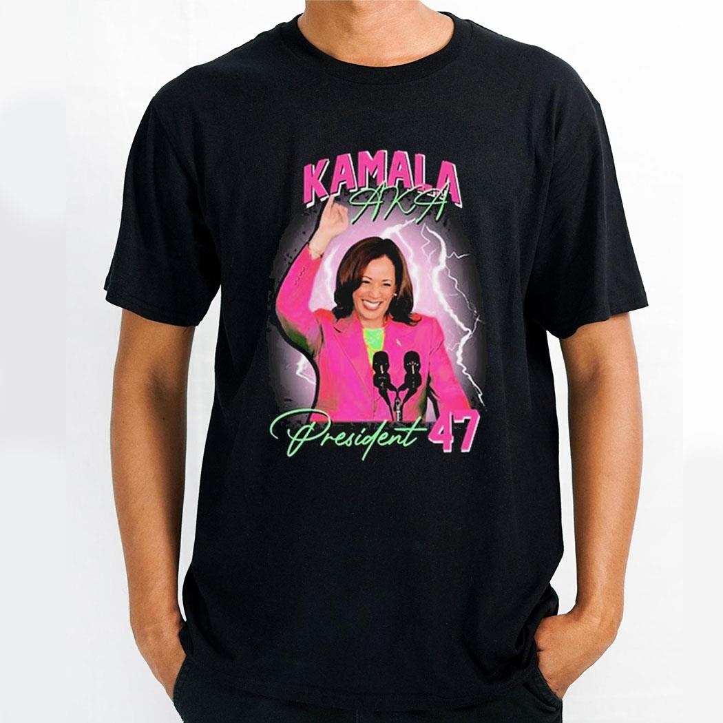 Art Hunny Kamala Harris President 47 Shirt