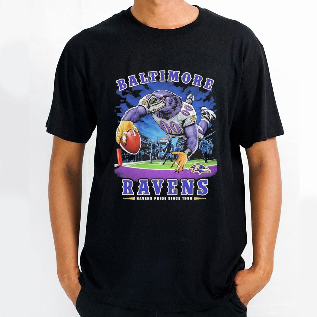 Baltimore Touchdown Touchdown Ravens Pride Since 1996 Mascot Shirt