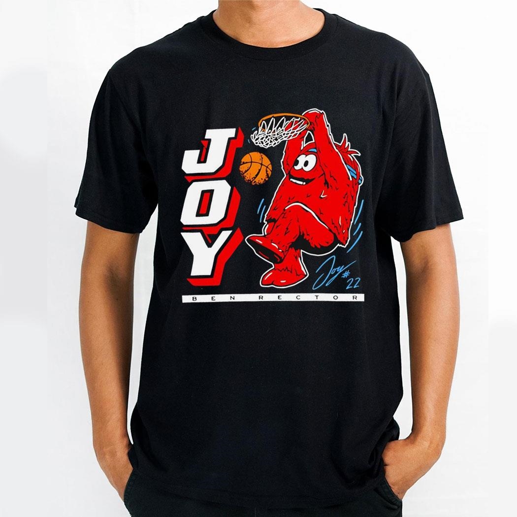 Ben Rector Mascot Dunking Joy Signature Shirt