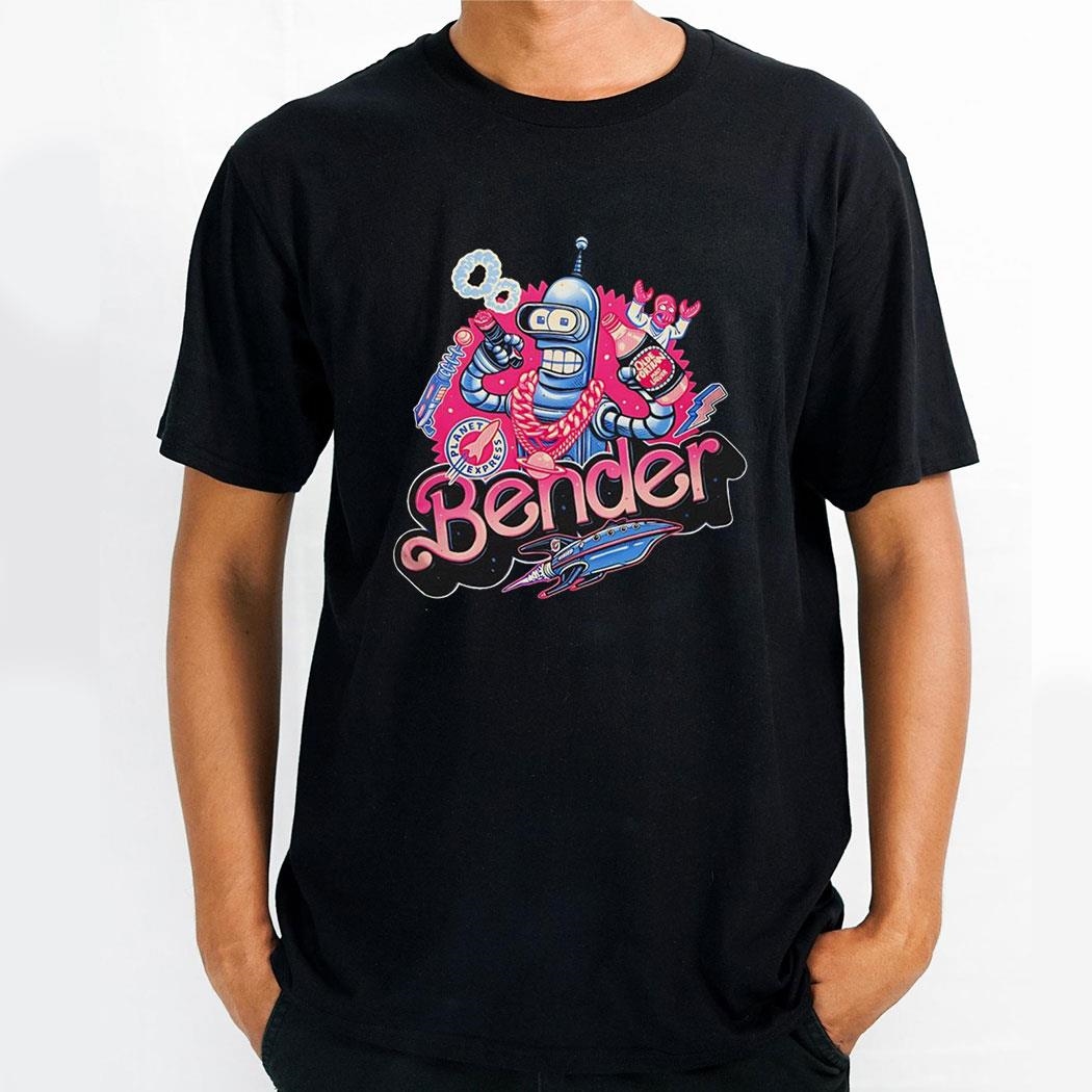 Bender X Barbie Pink Future Ahead Of Us Shirt