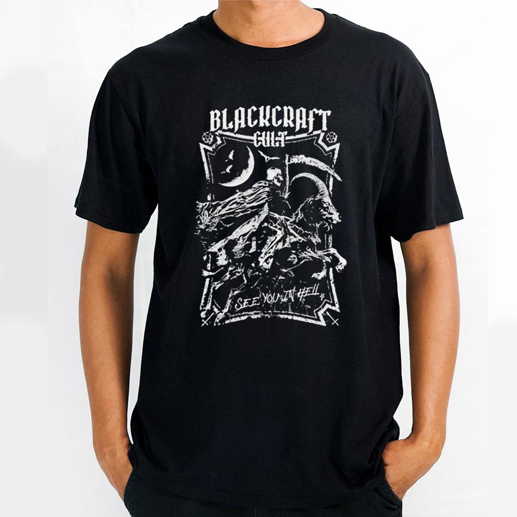 Blackcraft Cult See You In Hell Paint Shirt Hoodie