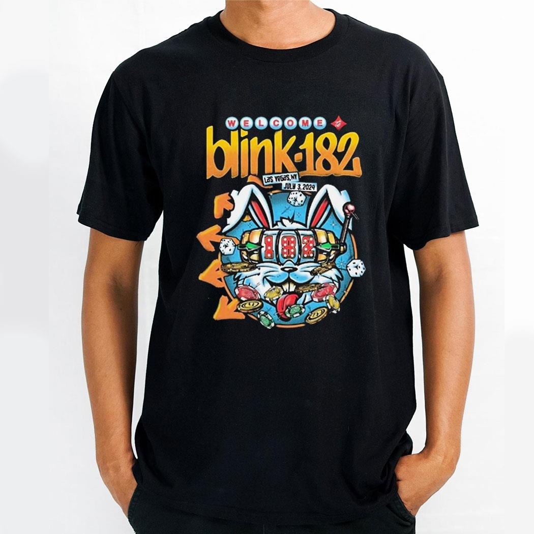 Blink 182 July 3 2024 Las Vegas Nv Shirt Hoodie