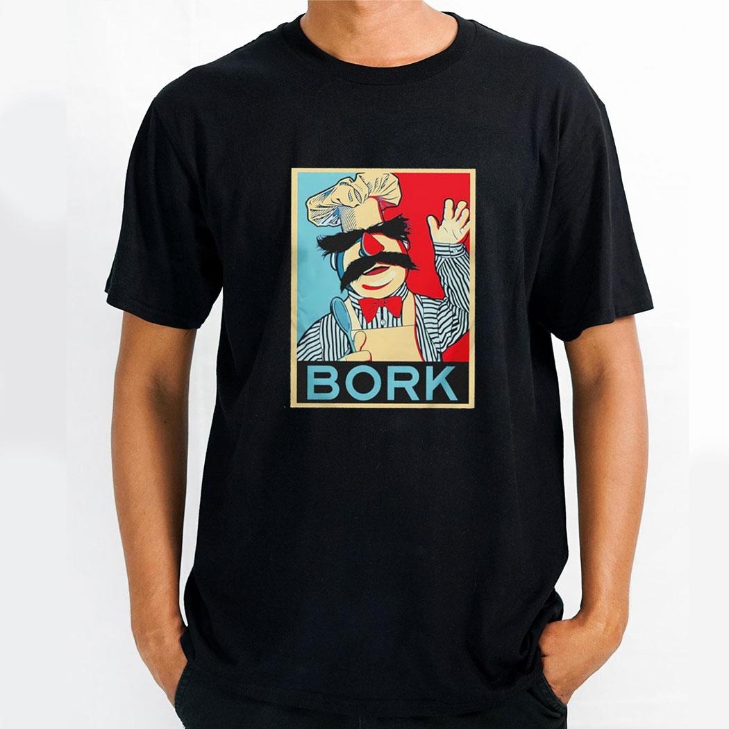 Bork Swedish Chef In The Style Of Shepard Faireys Hope Shirt