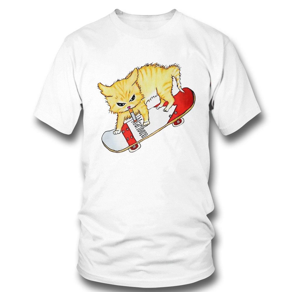 Cat Smoking Skateboard Clarence Returns Jumper Shirt Hoodie