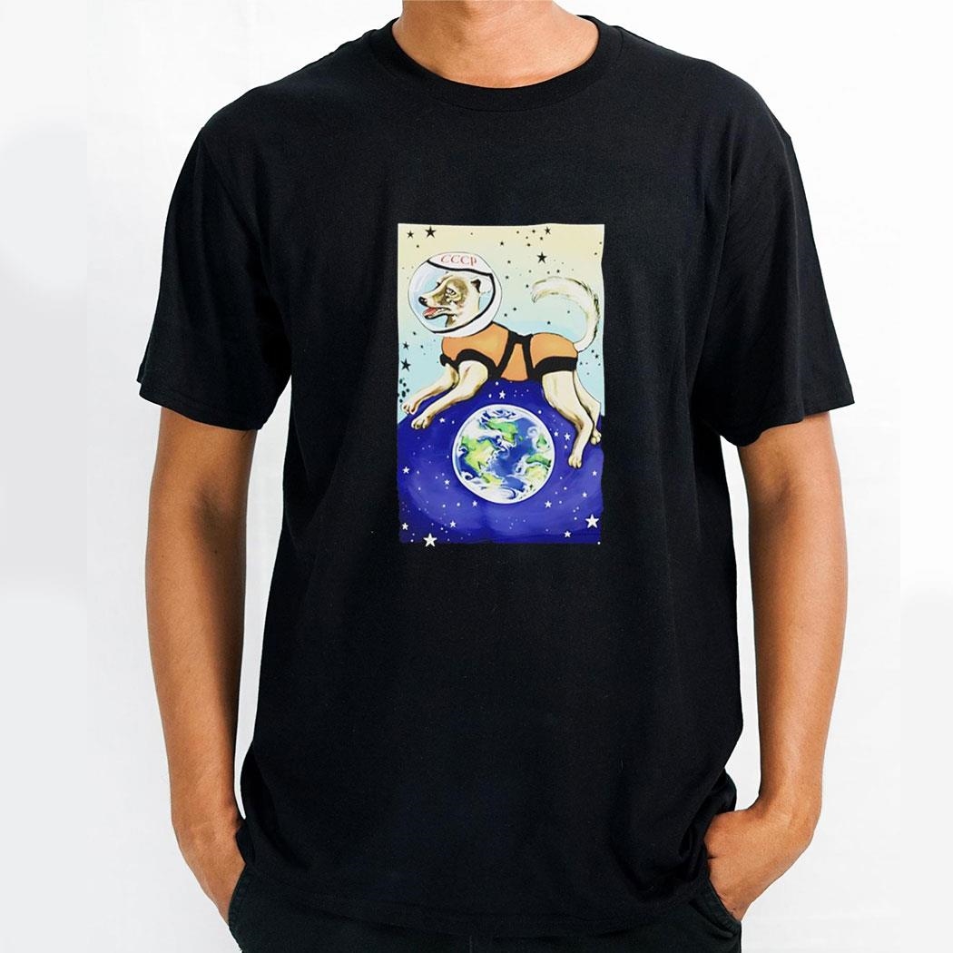 Cccp Space Dog Shirt