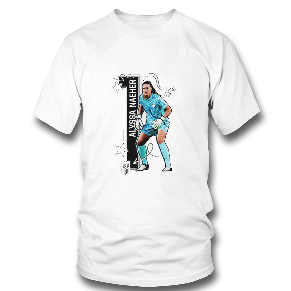 Chicago Red Stars Alyssa Naeher Number 1 Signature Shirt
