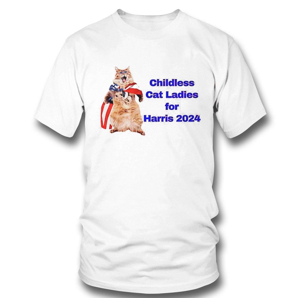 Childless Cat Ladies For Harris 2024 Meme Shirt