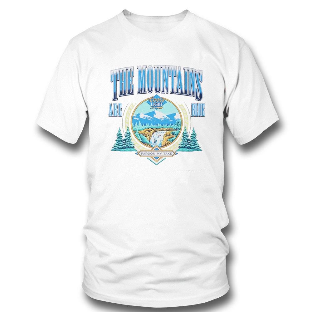 Coors Light X Pmt The Mountains Are Blue Shirt