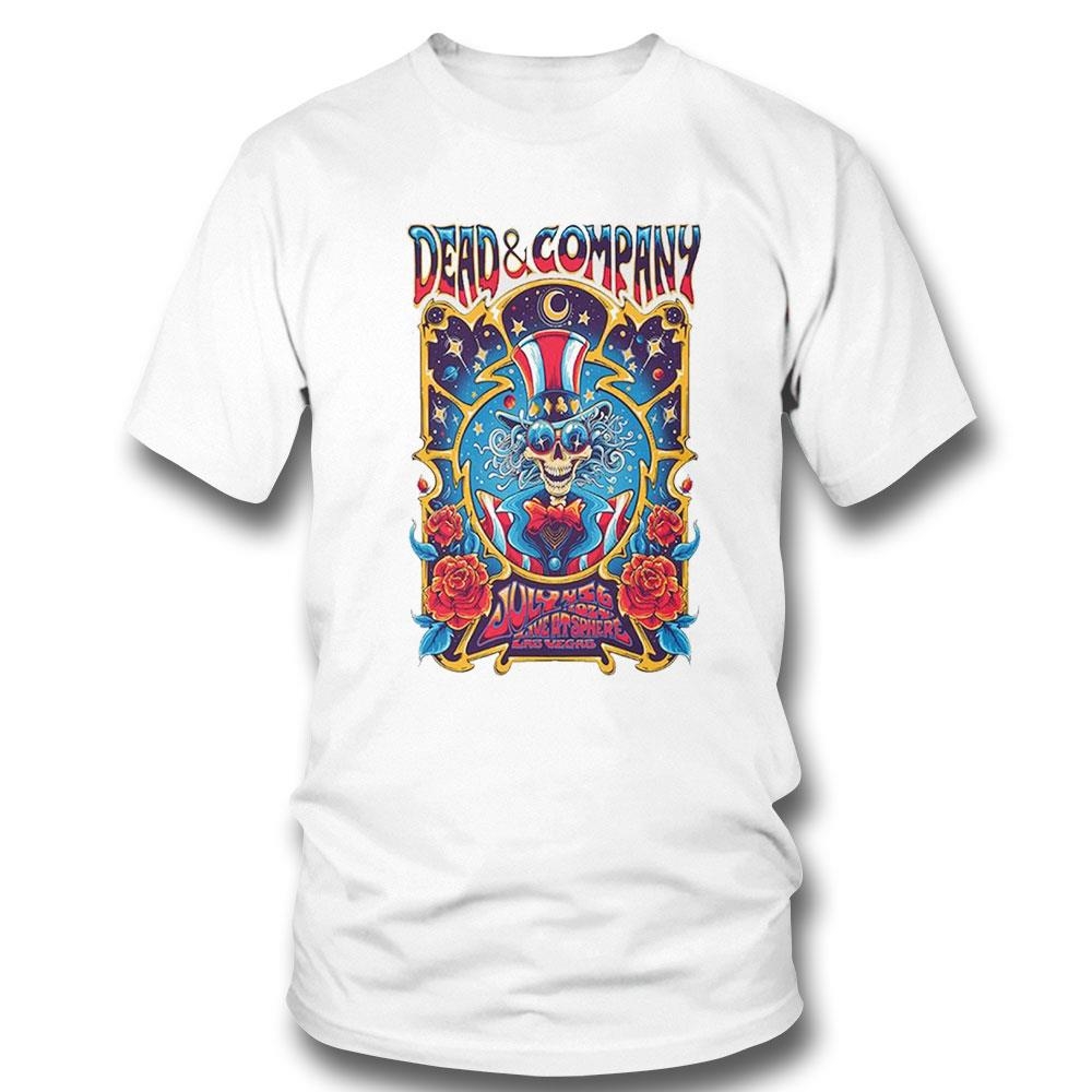 Dead And Company Jul 4 6 2024 Sphere Las Vegas Nv Poster Shirt