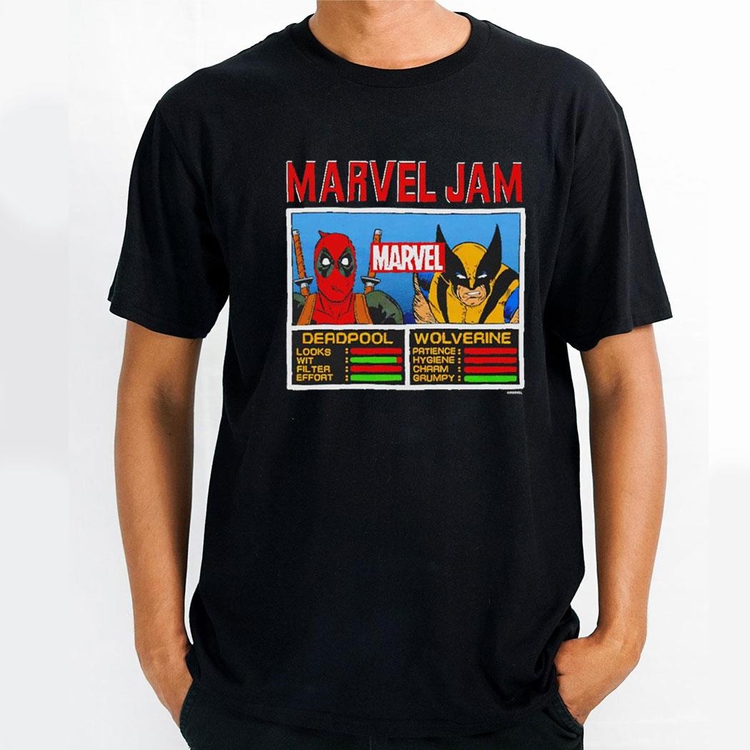Deadpool And Wolverine Marvel Jam Shirt Hoodie