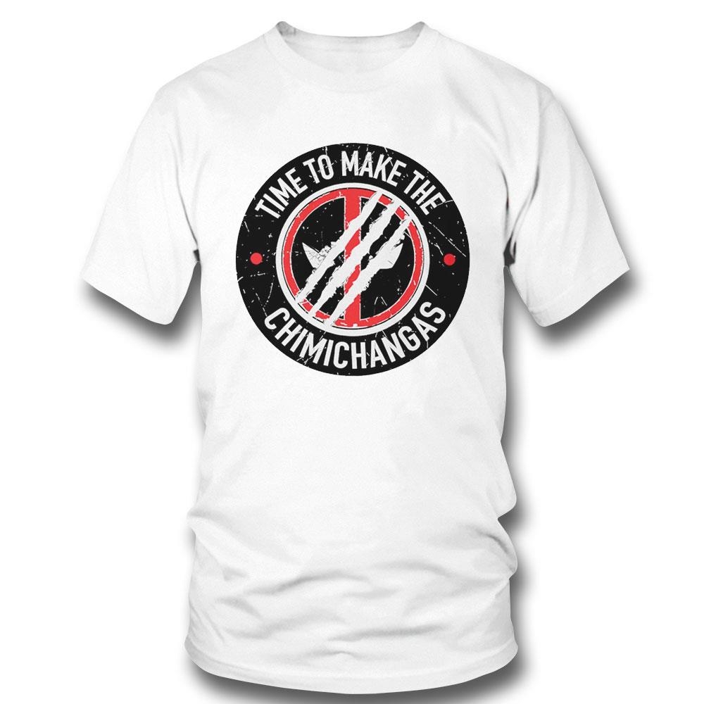 Deadpool Time To Make The Chimichangas Logo Shirt Hoodie