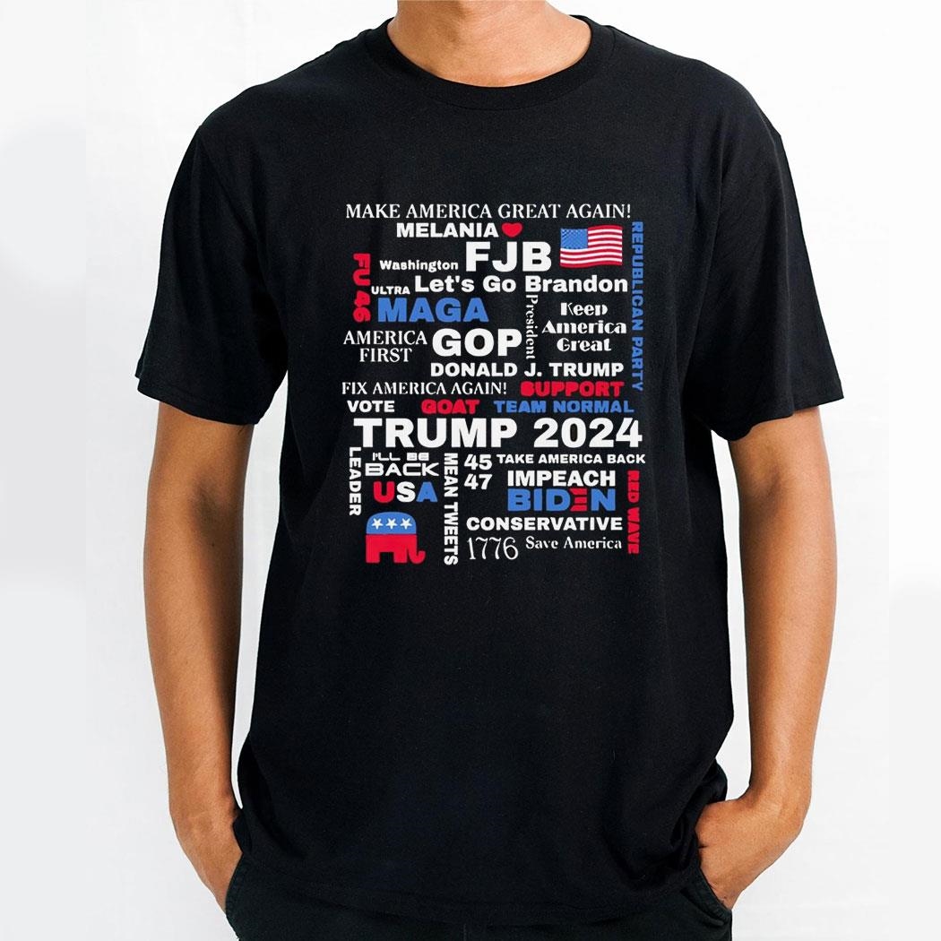 Donald Trump 2024 Election Gop Women Make America Great Again Melania Shirt