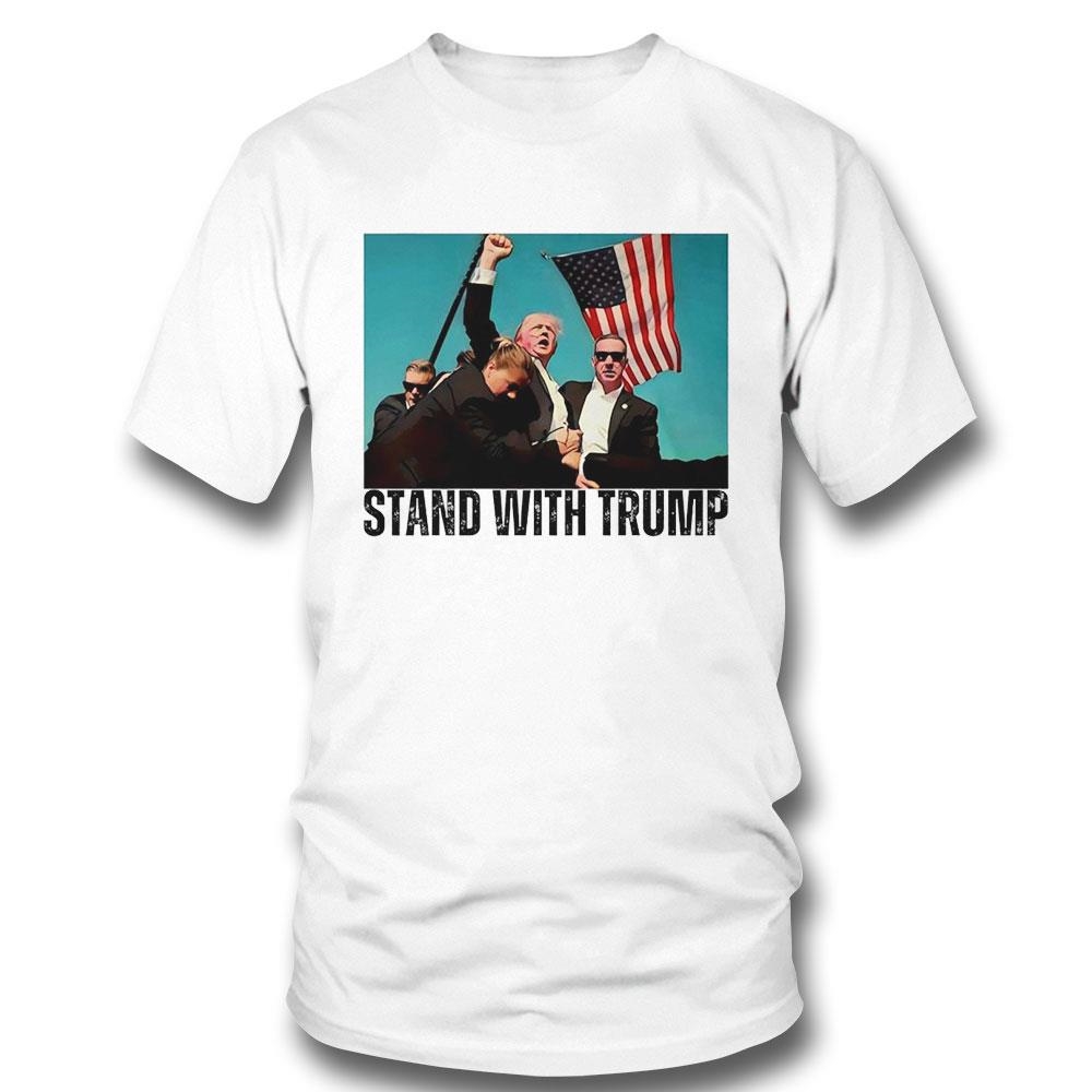 Donald Trump Stand With Trump Shooting Makes Me Stronger 2024 Shirt Hoodie