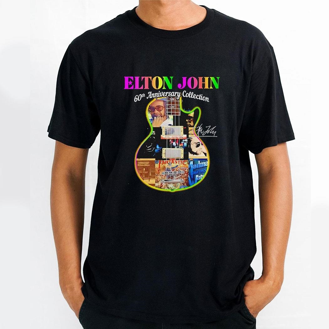 Elton John 60th Anniversary Collection Signature Shirt