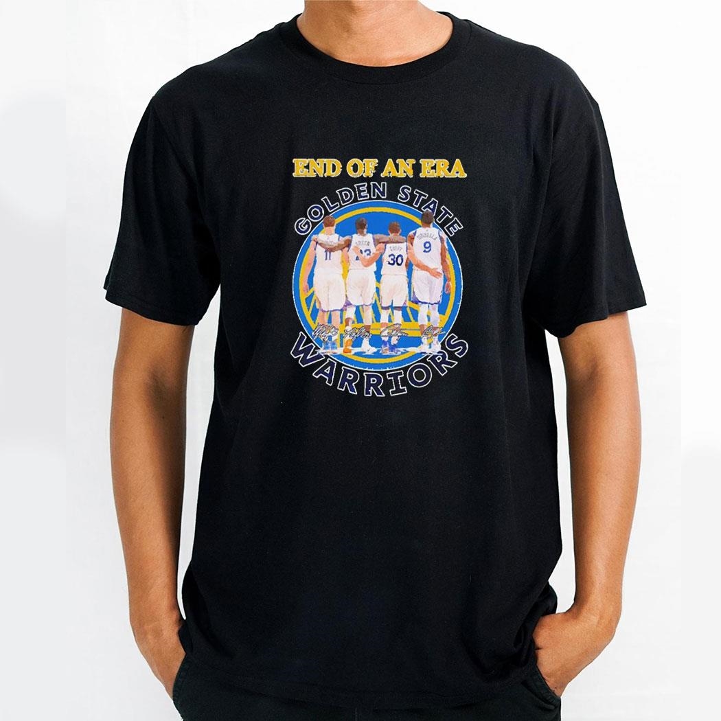 End Of An Era Golden State Warriors Signatures Shirt
