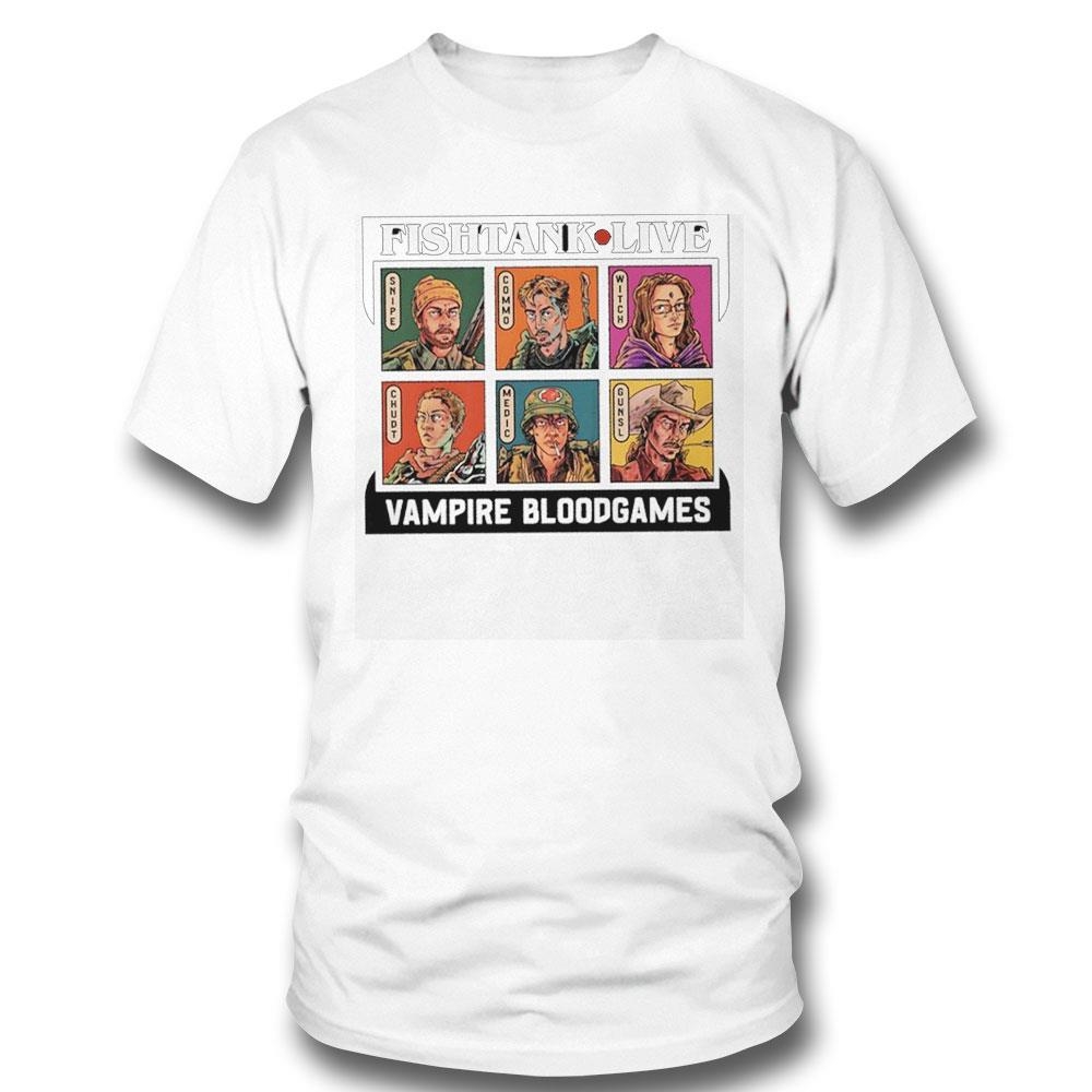 Fish Tank Live Vampire Blood Games Characters Shirt